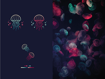 Ocean Icons - 1 art branding design gradient graphic icon illustration italy logo milano ui vector visual