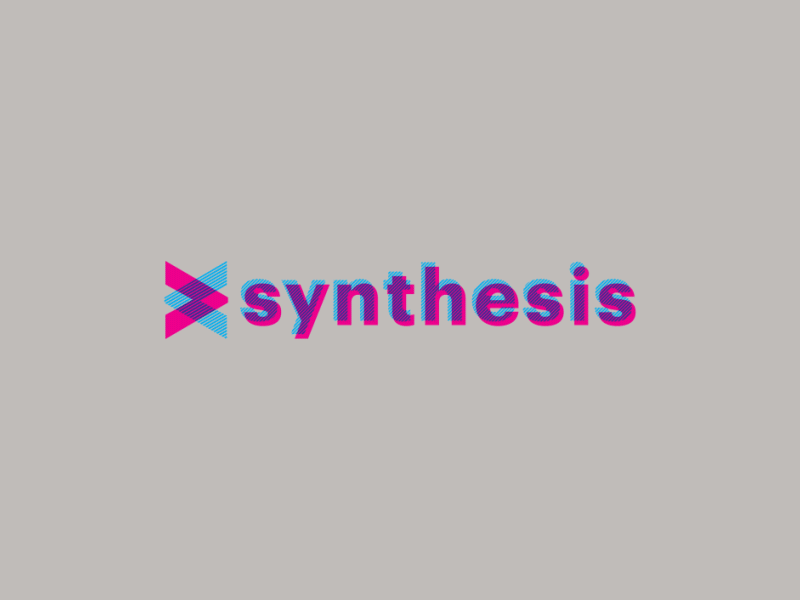 Synthesis Exhibition Logo animation cit cork institute of technology exhibition james barry exhibition centre logo overlay reveal synthesis visual communications