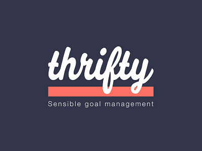 Thrifty app goal management cit ios thrifty