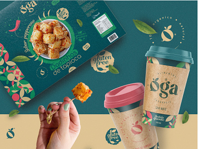 Oga Foods alimentos brand embalagem food natural foods frozen food gluten free healthy organic packaging snacks tapioca