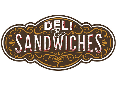 Sammiches - Directional Signage butcher deli sandwiches sign