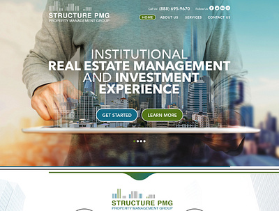 STRUCTURE PMG Web Design design ui ux web webdesign website