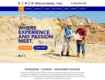 EPD SOLUTIONS Web Design design ui ux web webdesign website