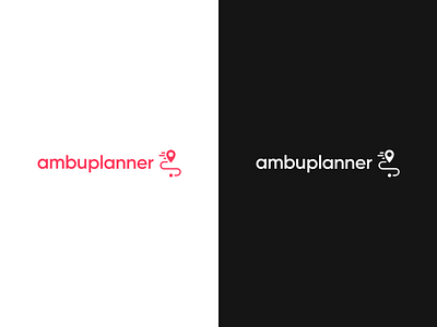 Ambuplanner logo app branding design healthcare logo vector