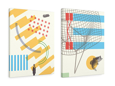 graphic canvases series design illustration