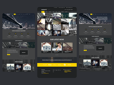 Invento | Architecture Agency Theme agency architect architectural architecture architecture design architecture portfolio architecture studio architecture theme building agency construction dark design engineering portfolio responsive shop webdesign website woocommerce wordpress