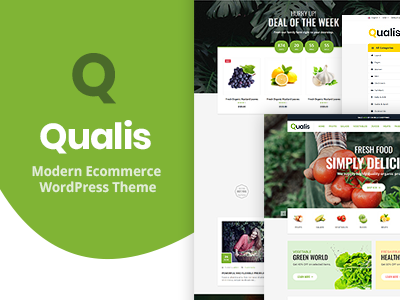 Qualis - Organic Food Responsive eCommerce WordPress Theme ecommerce ecommerce shop envato organic organic food organic food shop organic food store organic food website template template themeforest website woocommerce wordpress