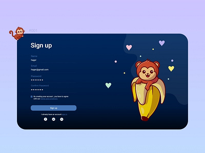 Daily UI Challenge | Sign Up