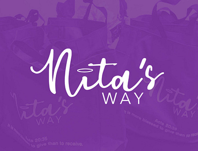Nita's Way of Giving be kind brand design brand identity christian christmas donating food drive giving giving back graphic design logo packaging design thanksgiving