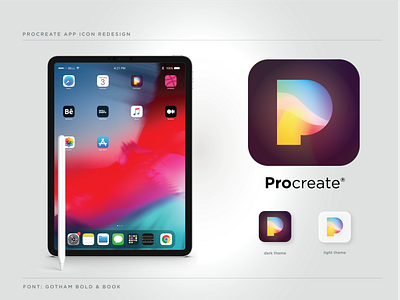Procreate Redesign Challenge app design design design app illustration illustrator logo procreate procreate app redesign ui vector