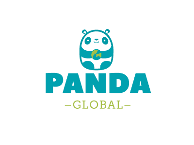 Panda Global dailylogochallenge design earth logo panda