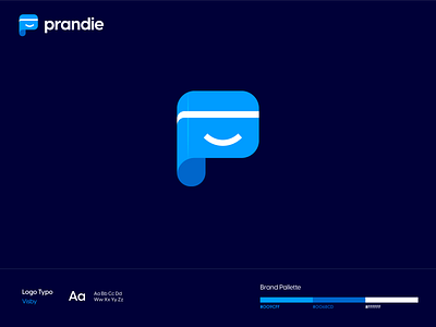 Prandie Logo Design app app logo design logo modern logo new logo