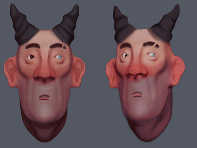 Devil Butler 3d butler character design devil model zbrush