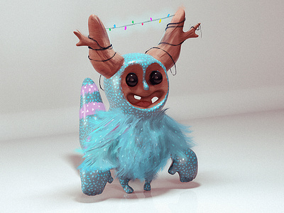 Tree Little Monster 3d character design character designs concept monster tree zbrush