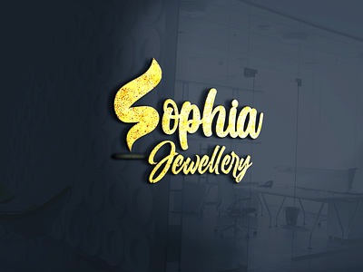 Shophia Jewellery 3D logo branding design illustration illustrator logo vector website