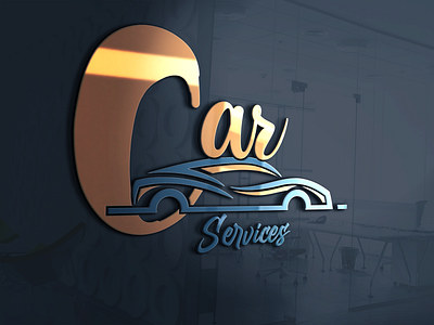 Car services 3D logo art branding design graphic design illustration illustrator logo typography vector website