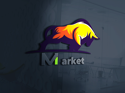 Bull 3D logo branding design graphic design illustration illustrator logo minimal typography vector website