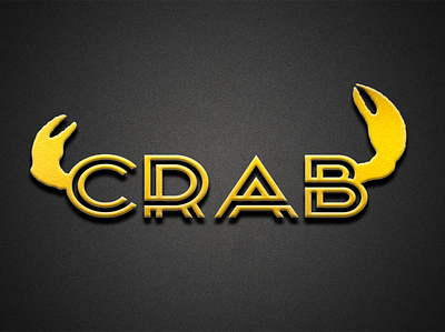 Crab 3D logo branding design flat graphic design illustration illustrator logo typography vector website