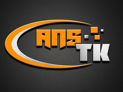 Ans 3D logo art branding design graphic design illustration illustrator logo typography vector website