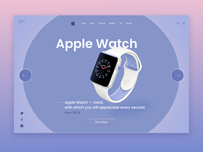 Apple Watch concept apple apple design apple watch design clock commerce design ui ux web
