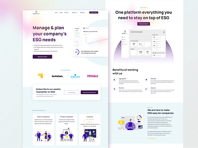 A startup selling ESG software 🌎