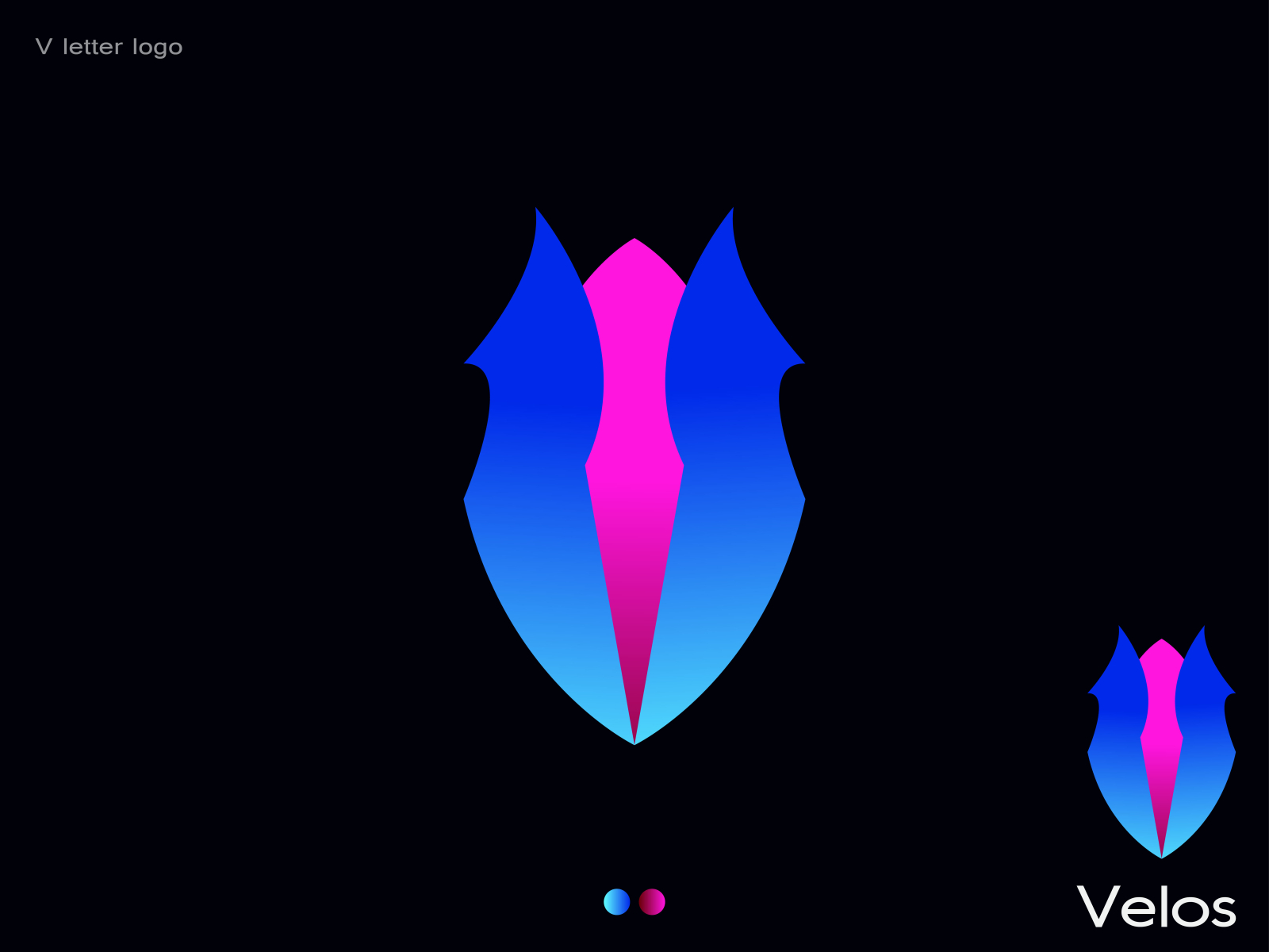 V logo by susanta sikdar on Dribbble