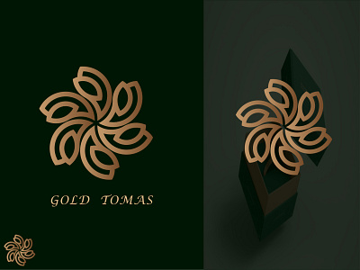 GOLD TOMAS brand identity creative logo gradient logo graphic designer illustration logo designer logos modern logo premium logo symbol