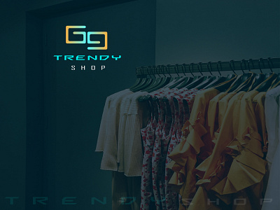 69 shop brand identity gradient logo minimalist logo