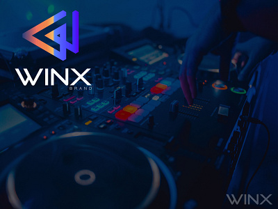 WINX LOGO brandidentity creative logo graphic designer logo mark minimalist logo modern logo music logo symbol w logo design