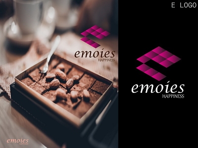 emoies logo brand brand identity branding chocolate logo creative logo e logo gradient logo graphic designer logo designer logo mark logos modern logo symbol