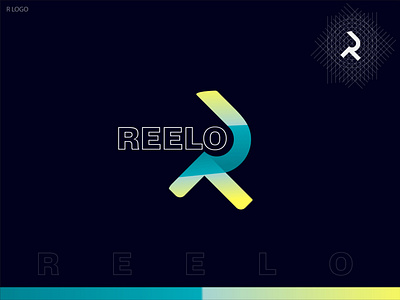 R LOGO ( REELO ) brand brand identity branding creative logo gradient logo graphic designer logo logo mark logo tiop logos modern logo r logo symbol