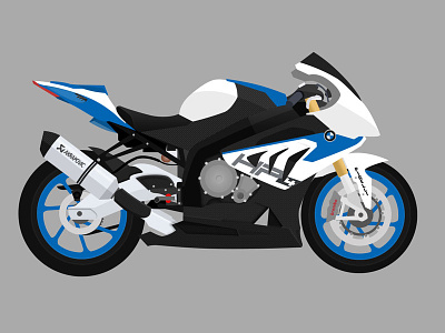 BMW HP4 bmw graphic design hp4 motorcycle vector