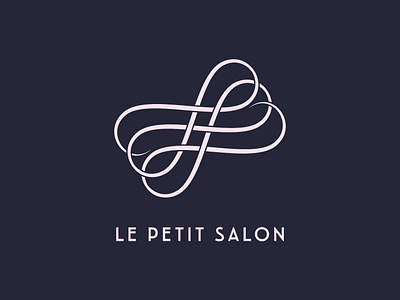 Le Petit Salon Logo branding design flat illustration logo minimal vector