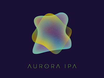 Aurora IPA Label beer brand design homebrewing label label design mark