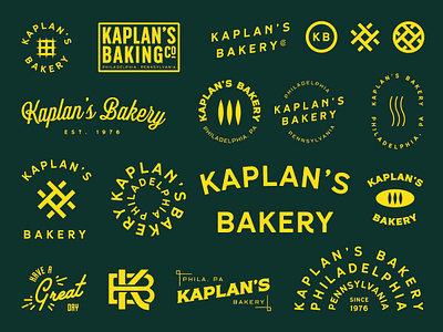 Kaplan's Bakery adobe photoshop brand branding character clean design flat graphic design icon identity illustration illustrator label label design lettering logo minimal photoshop type typography