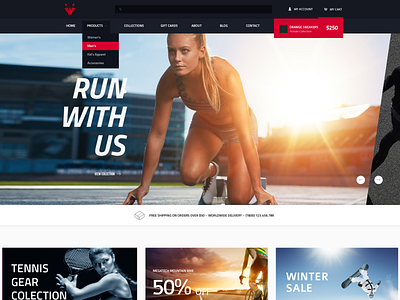 Shopify Sports Store Theme