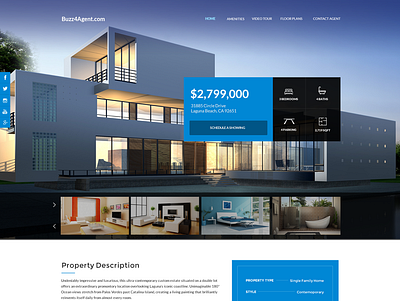 Real Estate WordPress template housing property realestate