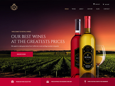 Wine WordPress Theme