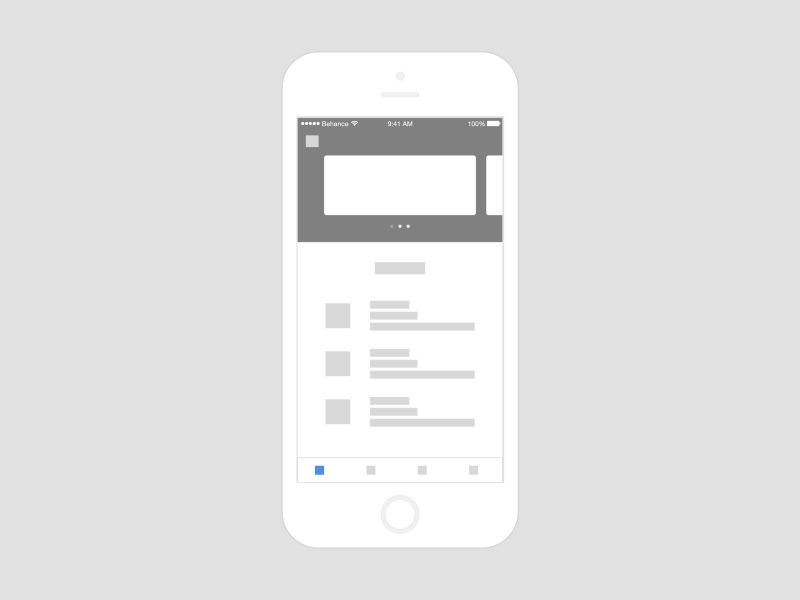 Account Page: Prototype after effects gif mobile prototype ui wireframe