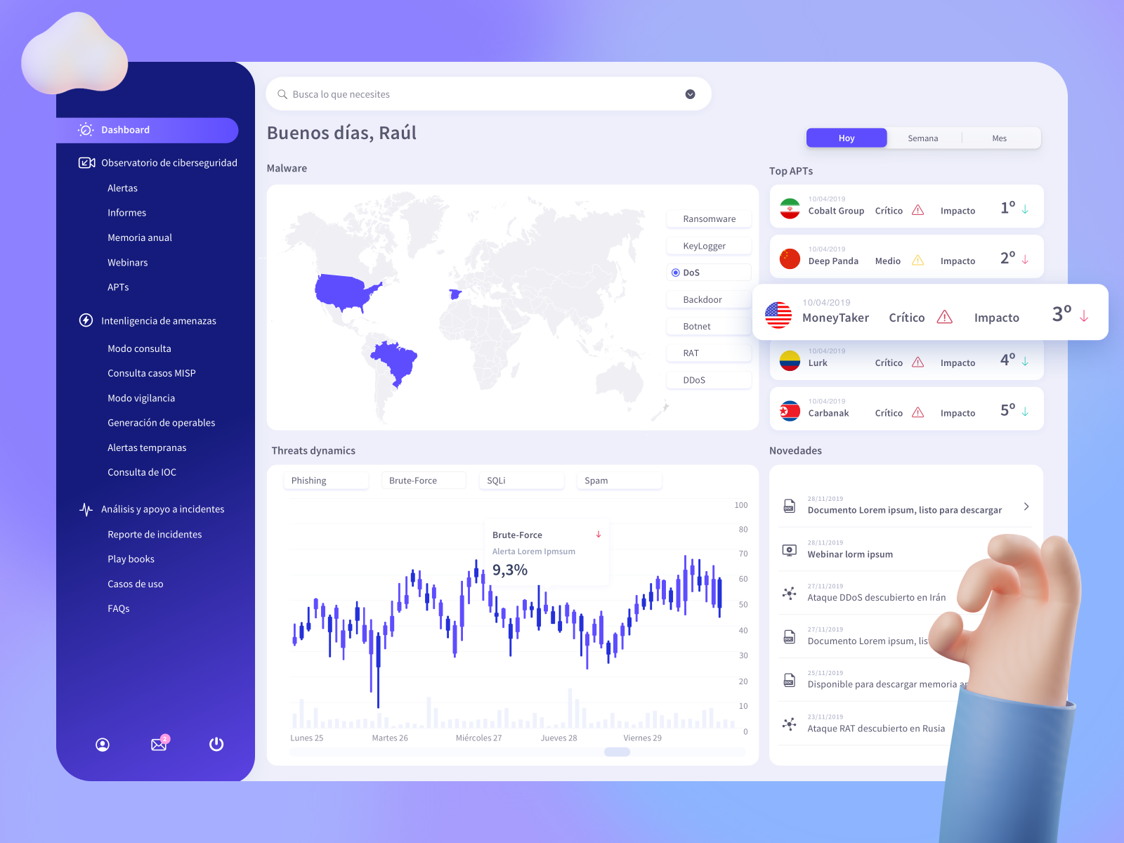 Cyber Security CRM - UX Design by Leonnidas on Dribbble