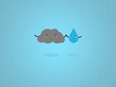 Rain cloud friends rain