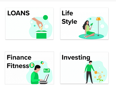 Icons for blog page finance icon illustration loans minimal money web