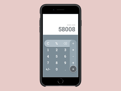 Daily UI :: 004 - Calculator