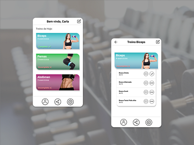 Daily UI :: 041 - Workout Tracker dailyui dailyuichallenge ui ux