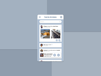 Daily UI :: 047 - Activity Feed dailyui ui ux