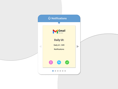 Daily UI :: 049 - Notifications dailyui ui ux