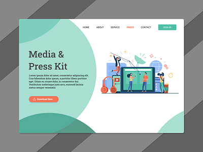 Daily UI :: 051 - Press Page