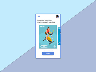 Daily UI :: 062 - Workout of the Day