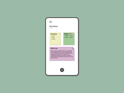 Daily UI :: 065 - Notes Widget dailyui ui ux