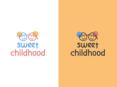 Sweet childhood branding graphic design logo